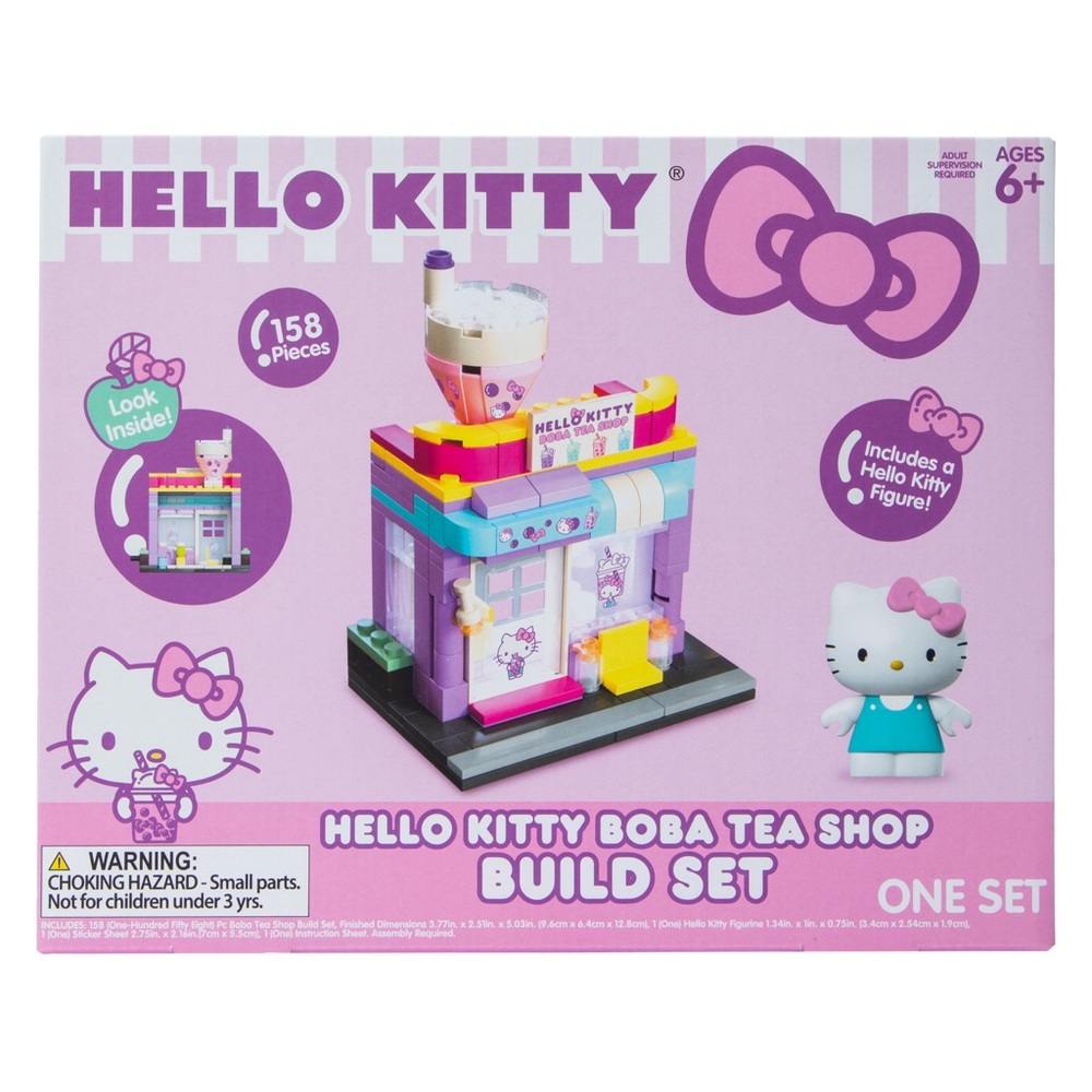Hello Kitty Building Set (All 4 sets included)- Pink and Purple